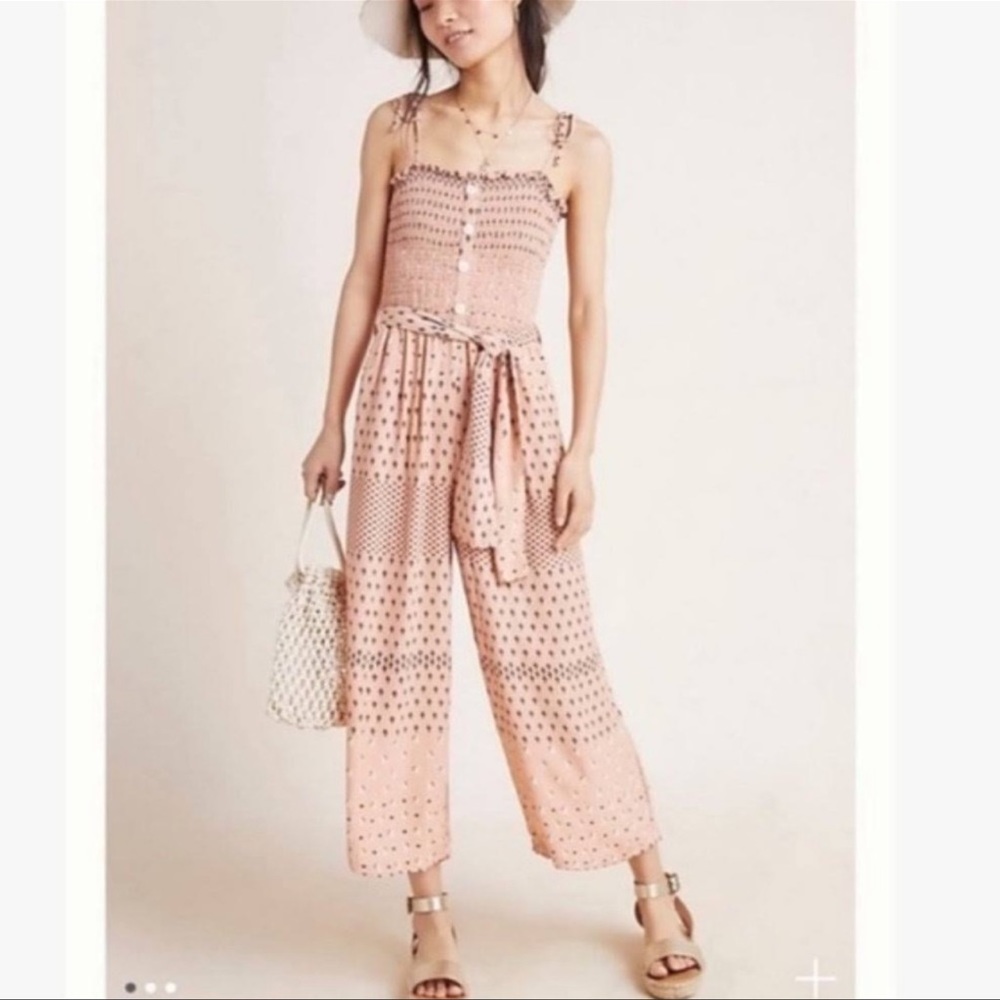 Faithfull the Brand x Anthropologie Pink Jumpsuit